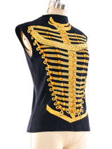 Hermes Brandebourgs Print Sleeveless Tee Top arcadeshops.com