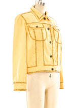 Brass Studded Lee Jacket Jacket arcadeshops.com