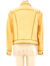 Brass Studded Lee Jacket Jacket arcadeshops.com