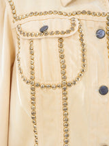 Brass Studded Lee Jacket Jacket arcadeshops.com