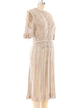 Hand Crochet Button Front Dress Dress arcadeshops.com