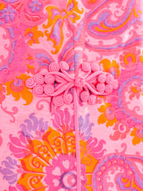 Printed Thai Silk Sleeveless Dress Dress arcadeshops.com