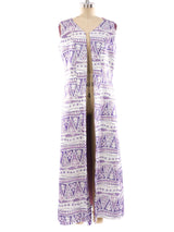 Amethyst Metallic Sleeveless Duster Jacket arcadeshops.com