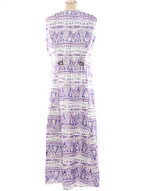 Amethyst Metallic Sleeveless Duster Jacket arcadeshops.com