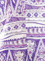 Amethyst Metallic Sleeveless Duster Jacket arcadeshops.com