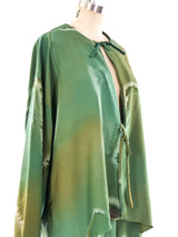 Watercolor Printed Silk Pant Ensemble Suit arcadeshops.com