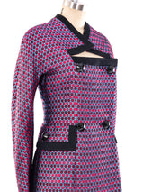 Galanos Tailored Iridescent Brocade Skirt Suit Suit arcadeshops.com