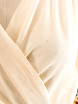 1940's Floral Crepe Gown Dress arcadeshops.com