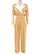 Amen Wardy Khaki Jumpsuit Suit arcadeshops.com