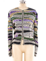 Sequin and Bead Embellished Jacket Jacket arcadeshops.com