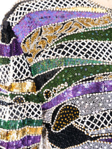 Sequin and Bead Embellished Jacket Jacket arcadeshops.com