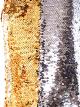 Dolce and Gabbana Silver and Gold Sequin Dress Dress arcadeshops.com