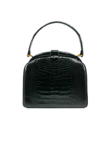 Lucille de Paris Crocodile Top Handle Bag Accessory arcadeshops.com