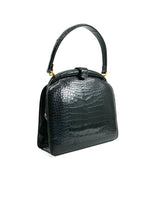 Lucille de Paris Crocodile Top Handle Bag Accessory arcadeshops.com