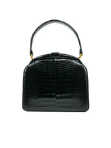 Lucille de Paris Crocodile Top Handle Bag Accessory arcadeshops.com