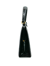 Lucille de Paris Crocodile Top Handle Bag Accessory arcadeshops.com
