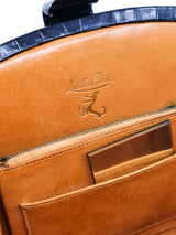 Lucille de Paris Crocodile Top Handle Bag Accessory arcadeshops.com