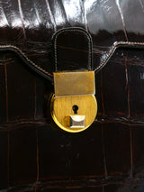 Chocolate Crocodile Handle Bag Accessory arcadeshops.com