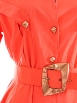 Thierry Mugler Coral Shirt Dress Dress arcadeshops.com