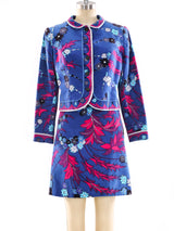 Emilio Pucci Printed Velvet Ensemble Suit arcadeshops.com