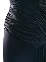 Vicky Tiel Ruched Jersey Gown Dress arcadeshops.com