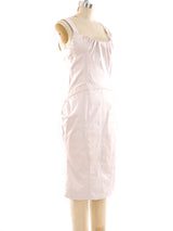 Gucci Polished Cotton Tank Dress Dress arcadeshops.com