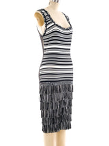 Christian Dior Fringed Tank Dress Dress arcadeshops.com