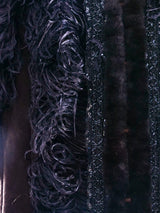 Valentino Feather Trimmed Shearling Vest Jacket arcadeshops.com