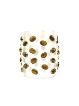 Tigers Eye Studded Resin Bangle Accessory arcadeshops.com