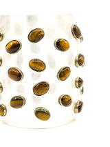 Tigers Eye Studded Resin Bangle Accessory arcadeshops.com