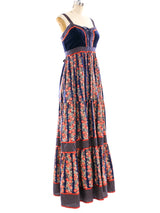Gunne Sax Floral Prairie Dress Dress arcadeshops.com