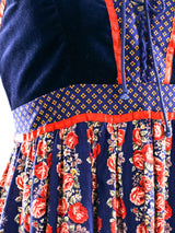 Gunne Sax Floral Prairie Dress Dress arcadeshops.com