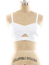 Hermes Linen Bralette Top arcadeshops.com