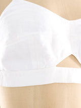 Hermes Linen Bralette Top arcadeshops.com
