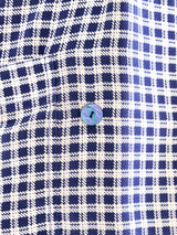 Chanel Check Print Silk Ensemble Suit arcadeshops.com