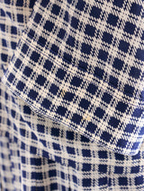 Chanel Check Print Silk Ensemble Suit arcadeshops.com