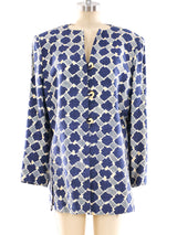 Abstract Metallic Check Jacket Jacket arcadeshops.com