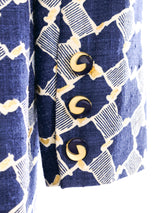 Abstract Metallic Check Jacket Jacket arcadeshops.com