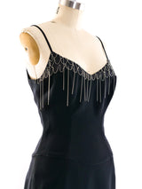 Thierry Mugler Chain Embellished Tank Dress Dress arcadeshops.com