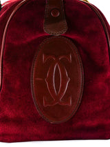 Cartier Suede Boston Bag Accessory arcadeshops.com