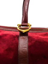 Cartier Suede Boston Bag Accessory arcadeshops.com