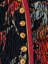 Jeanne Marc Shirred Floral Bustier Top Jacket arcadeshops.com