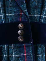 Yves Saint Laurent Plaid Tweed Jacket Jacket arcadeshops.com