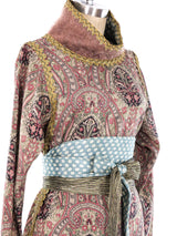 Geoffrey Beene Belted Paisley Tunic Top arcadeshops.com