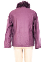 Reversible Lamb Fur Bomber Jacket Outerwear arcadeshops.com
