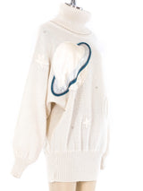 Celestial Applique Knit Sweater Top arcadeshops.com