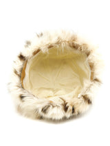 Fur Pillbox Hat Accessory arcadeshops.com