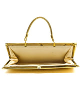 Metallic Gold Convertible Clutch Accessory arcadeshops.com