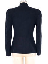 1950's Military Inspired Crepe Jacket Jacket arcadeshops.com