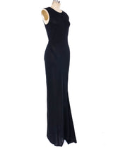 Donna Karan Sleeveless Jersey Gown Dress arcadeshops.com